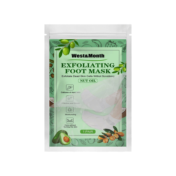 West&Month Nut Oil Foot Mask, Niacinamide Foot Mask Exfoliat