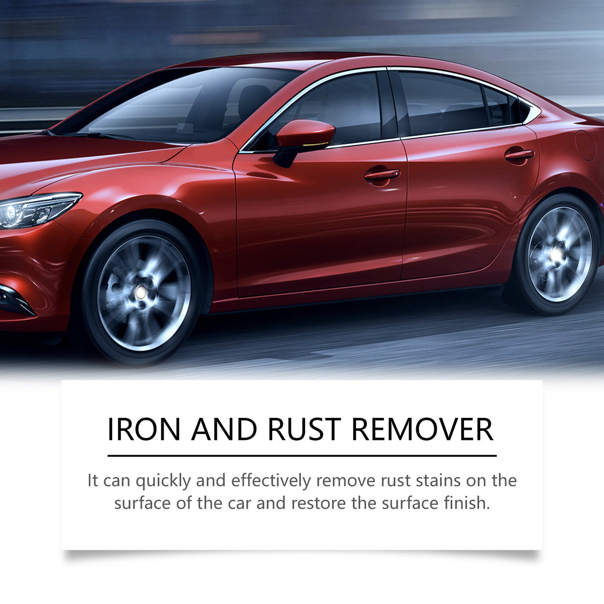 Car Rust Remover Spray for Wheels and Metal Surfaces