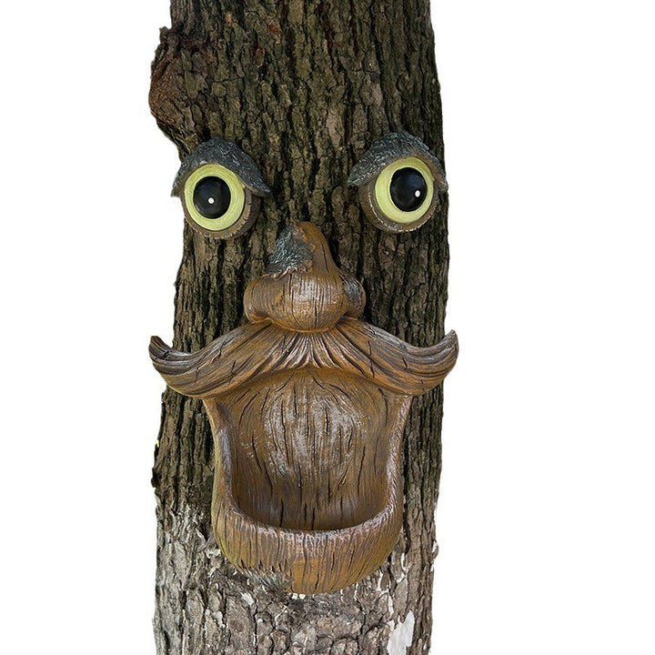 Tree Face Bird Feeder: Whimsical Bearded Garden Decor
