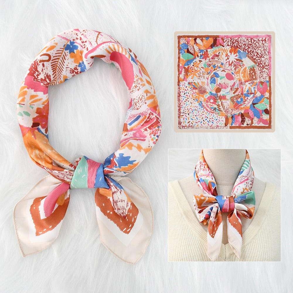 Silk Scarf for Women: Elegant Sun-Ready Beach Style