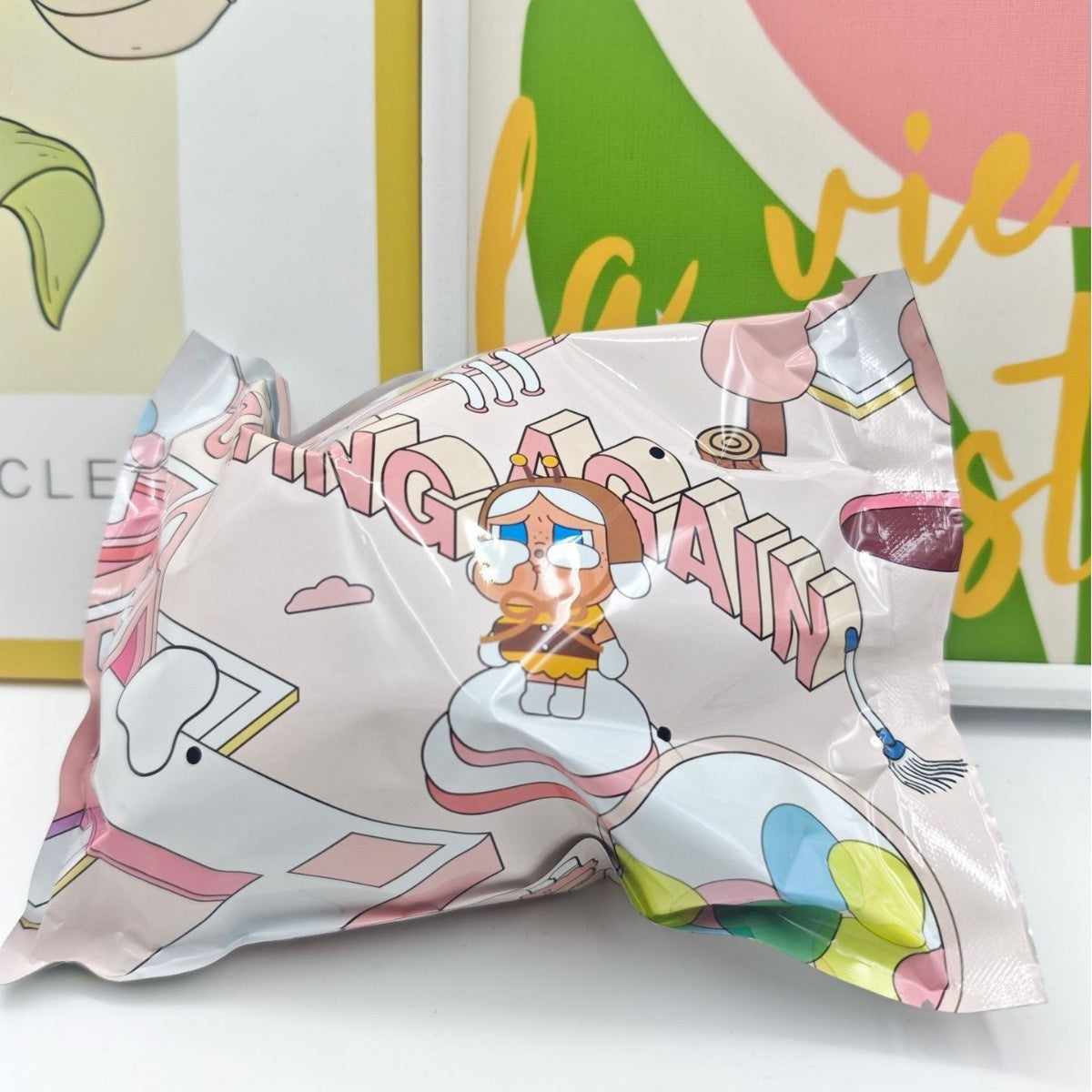Plush Bag Charm With Hidden-Tear Character Details