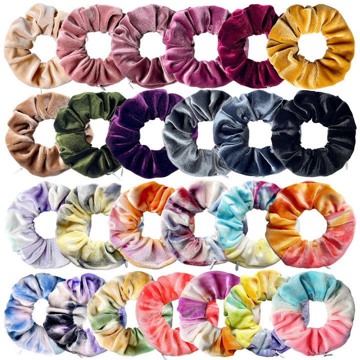 Oversized Velvet Scrunchies for Colorful Everyday Hair