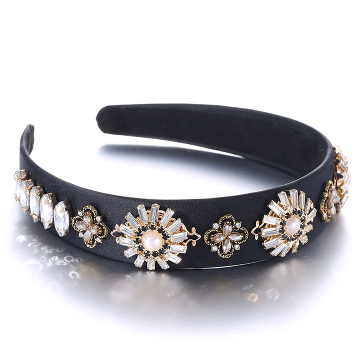 Baroque Floral Headband for Vintage-Inspired Elegance
