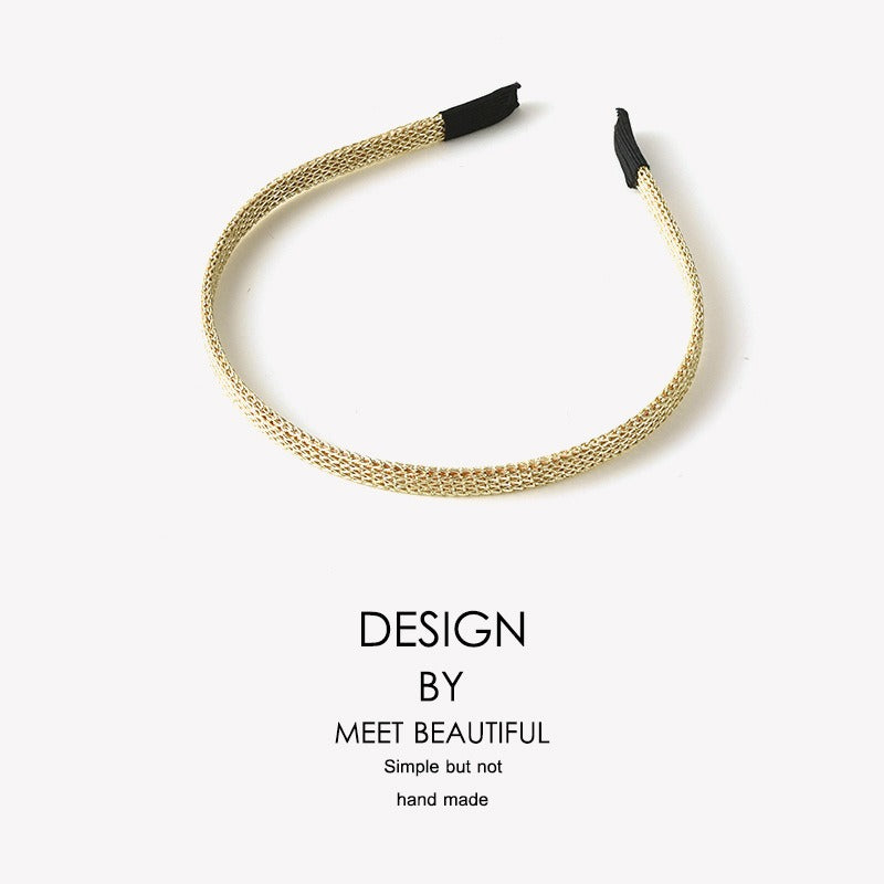 Minimalist Metal Hair Clip for Fine Hair, Polished Style