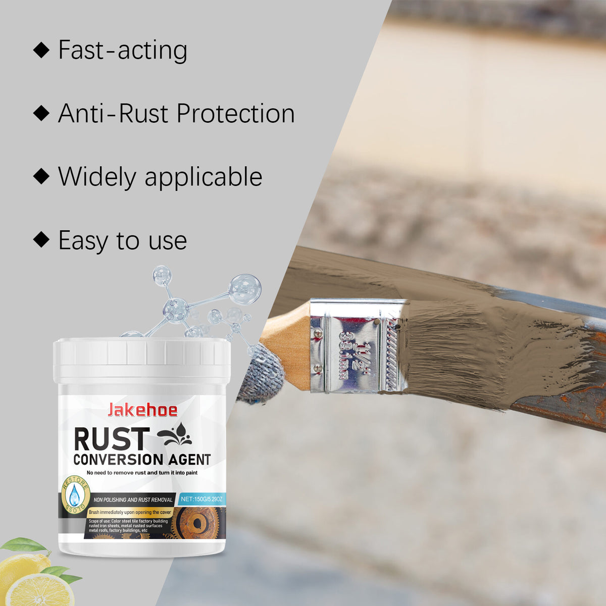 Rust Converter Treatment for Metal Anti-Rust Protection