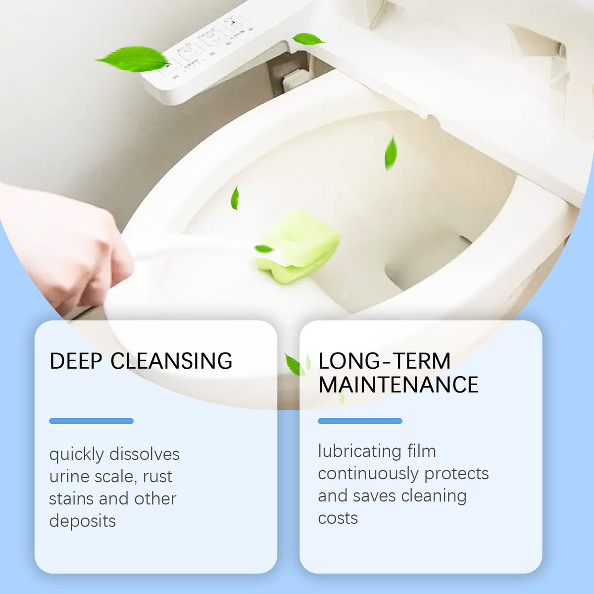 Jaysuing Toilet Cleaner Powder for Stubborn Stains