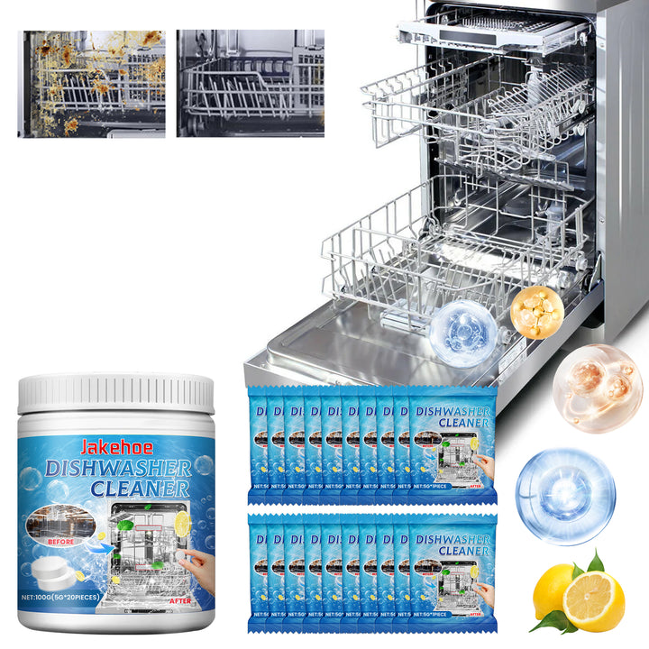 Dishwasher Cleaner Sachets for Grease-Free Interiors