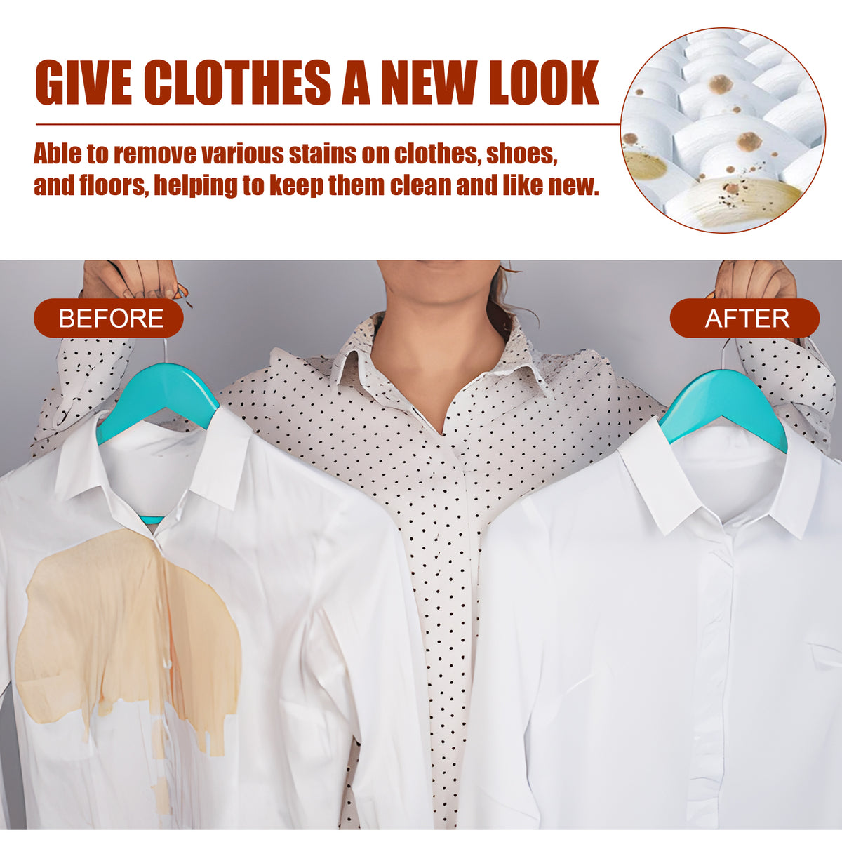 Fabric Rust Stain Remover for Stubborn Clothing Stains