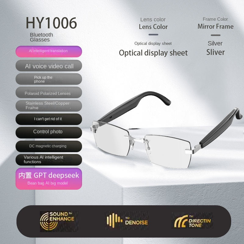 Bluetooth Smart Sunglasses: Calls, Music & AI Translation
