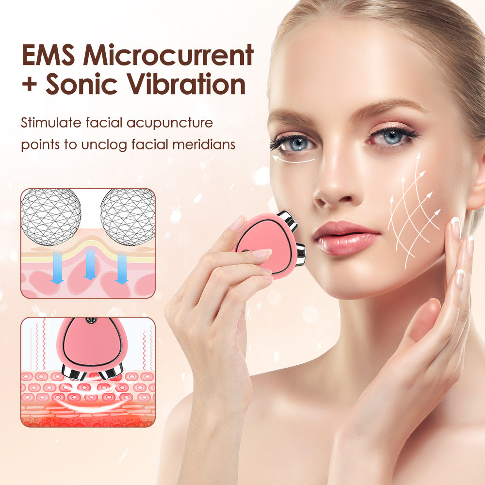 Microcurrent Face Massager — Instant Lift & V‑Face Sculpting