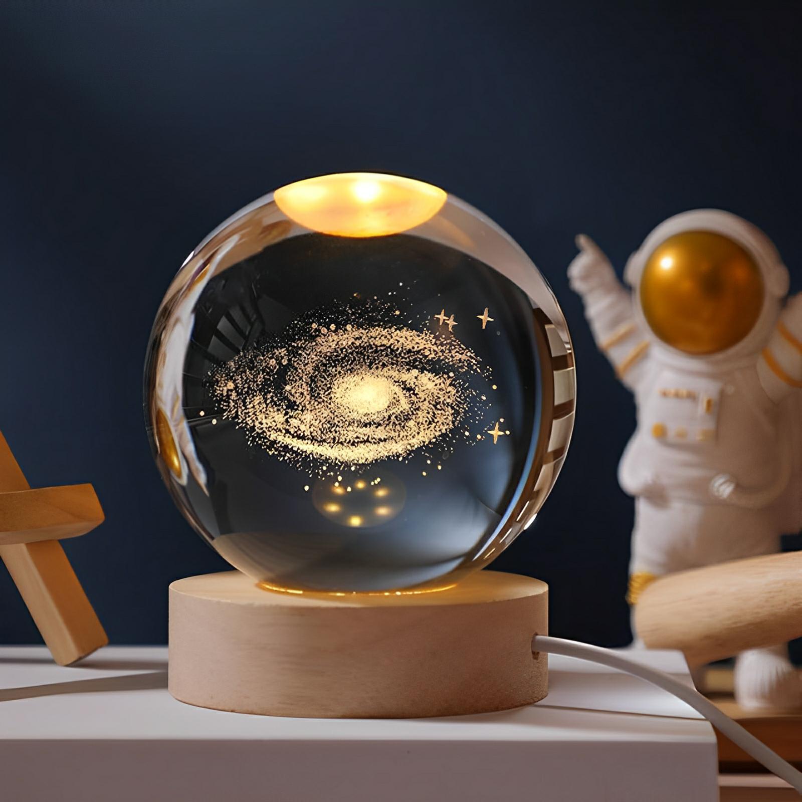 3D Glowing cristal globe - wanelo - store - roman