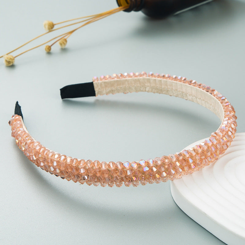 Crystal Bead Hair Band for Sparkling Polished Styles