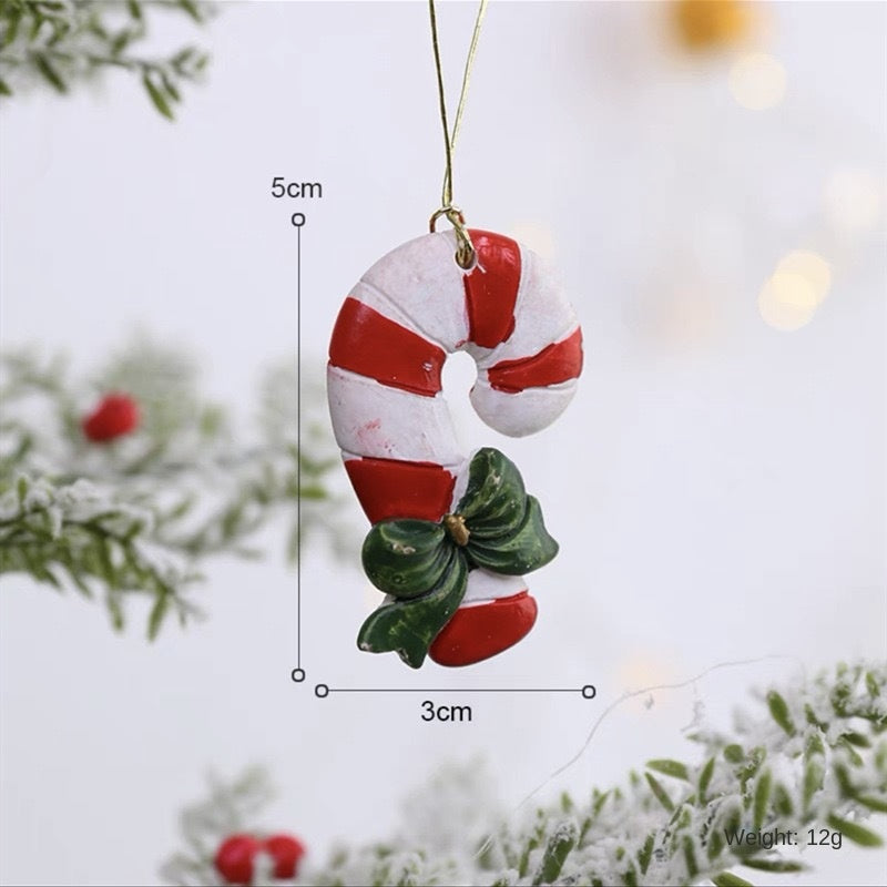 Christmas Resin Ornaments for Playful Holiday Tree Decor