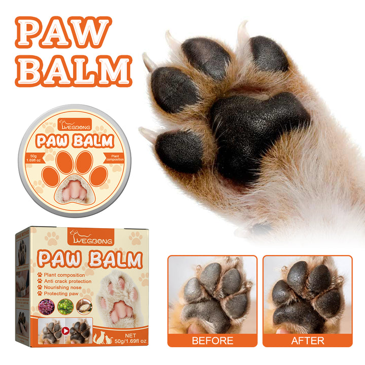 Pet Paw Balm for Cracked, Dry Pads and Dry Nose Care