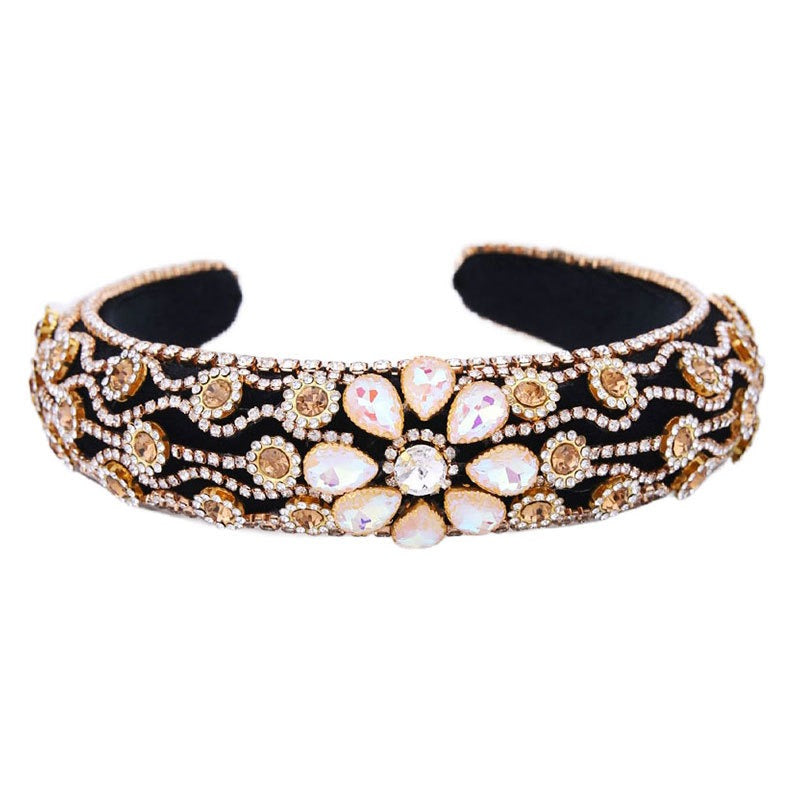 Jeweled Statement Headband for Glamorous Occasion Style