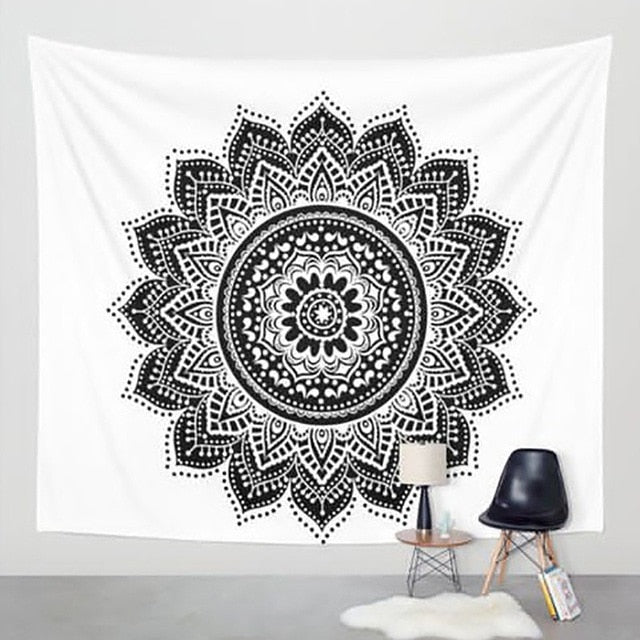 Mandala Tapestry Wall Hanging for Boho Room Makeovers
