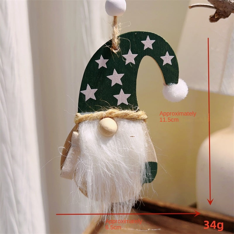 Wooden Christmas Ornaments for Cozy Nordic Charm Decor