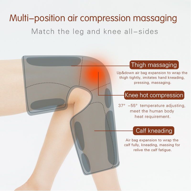Air Compression Leg Massager — Relief for Tired Legs & Knees