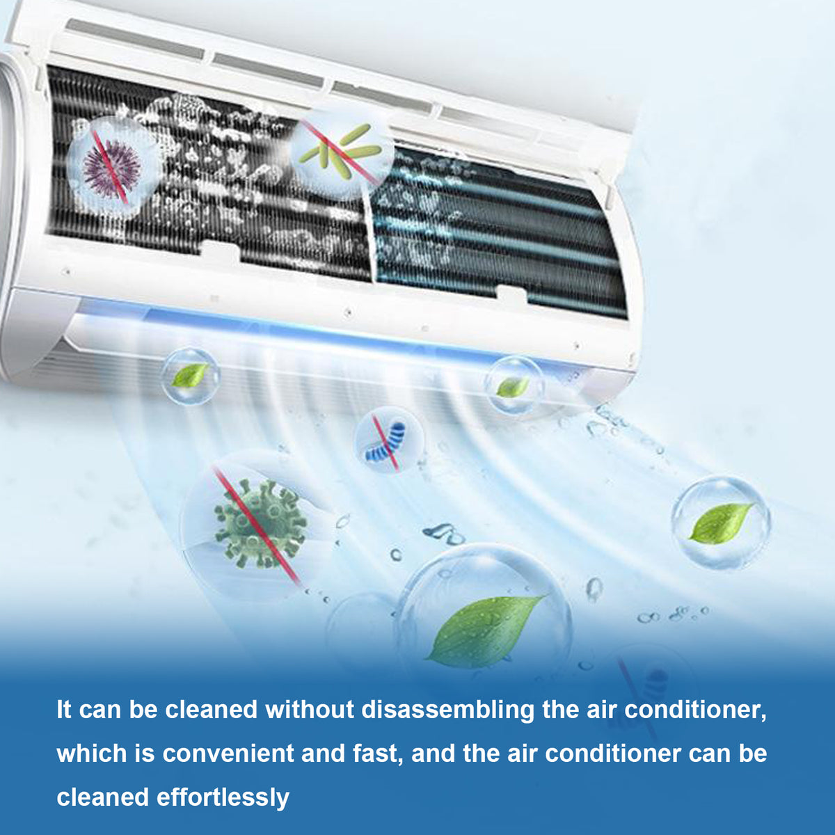 Air Conditioner Foam Cleaner for Home Odor Removal