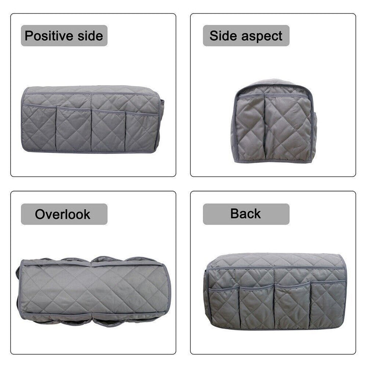 Sofa Armrest Storage Bag with 14 Pockets for Remotes