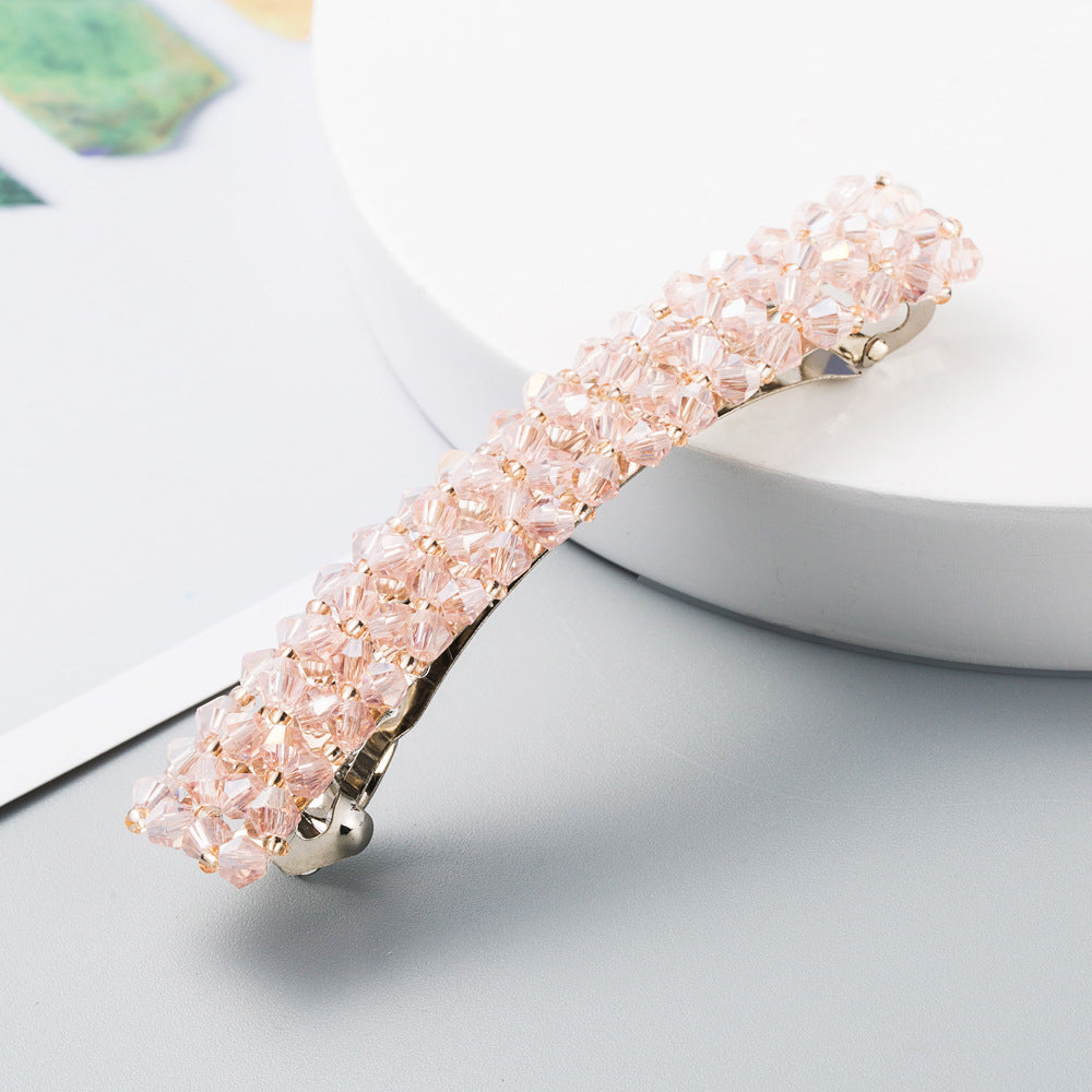 Korean Crystal Hair Clip for Sparkling Side Styles