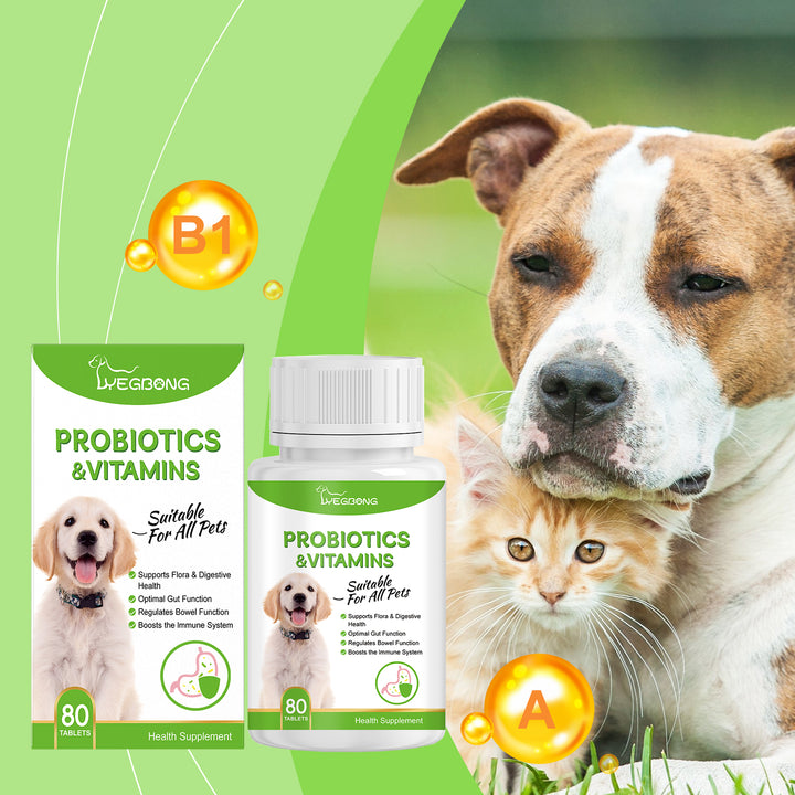 Pet Probiotic Tablets for Everyday Digestive Health
