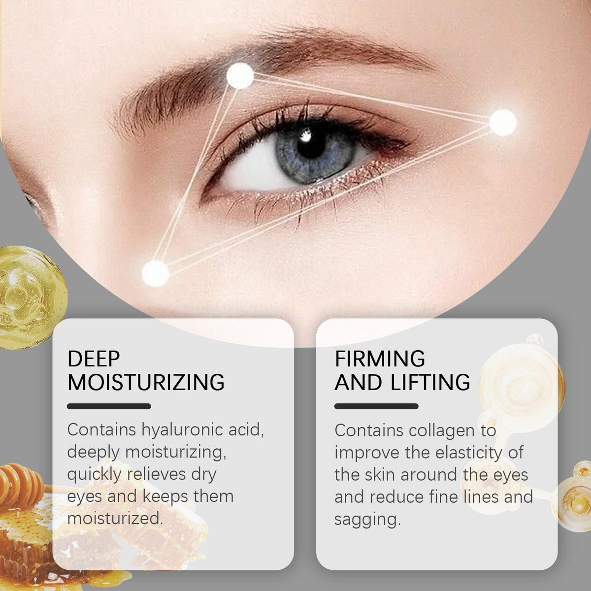 Crystal Collagen Eye Mask — Cool, Hydrating Under‑Eye