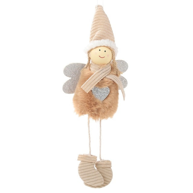 Plush Angel Christmas Ornaments For Cozy Tree Decor
