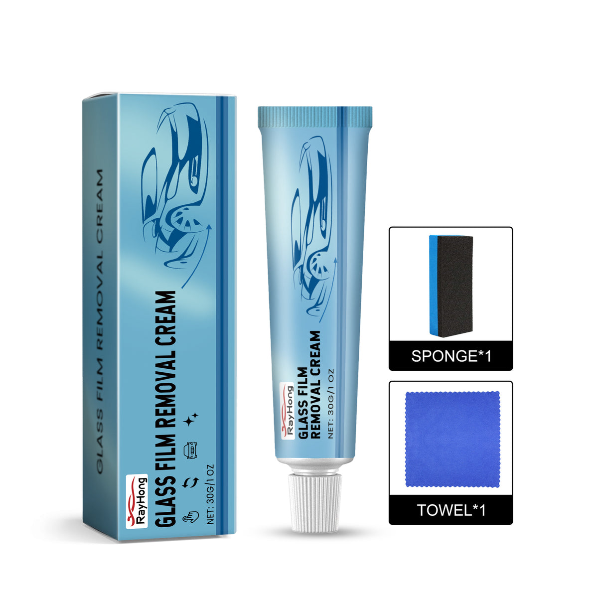 Automotive Glass Oil Film Cleaner for Clearer Vision