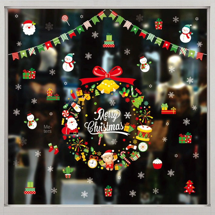 Christmas Window Cling Stickers for Festive Displays