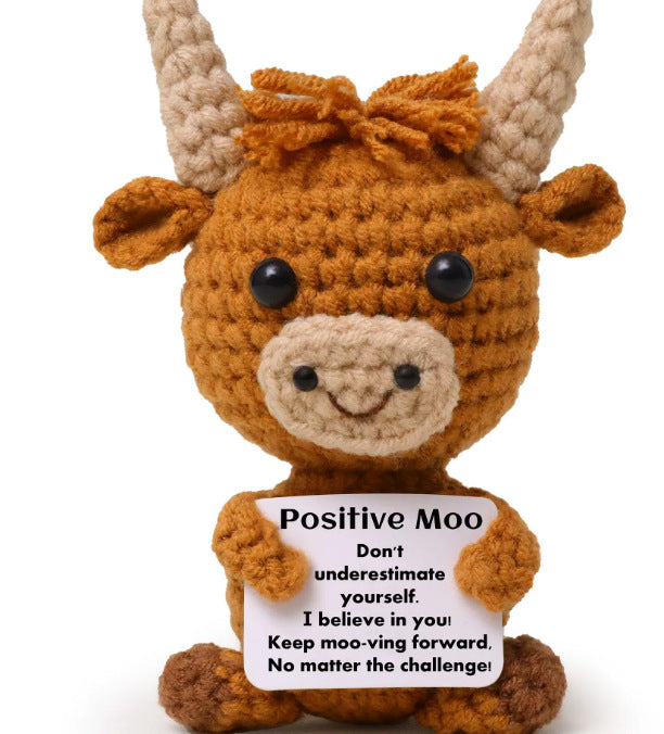 Positive Penguin Plush Toy for Cheerful Desk Decor