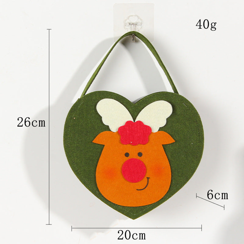 Christmas Apple Handbag for Kids | Festive Candy Bag