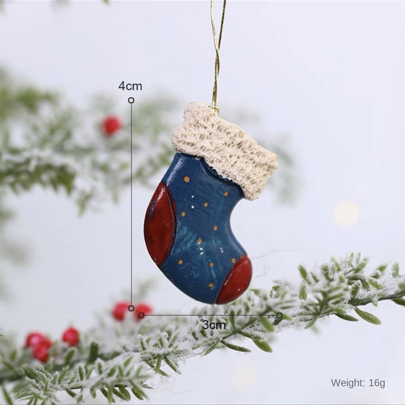 Christmas Resin Ornaments for Playful Holiday Tree Decor