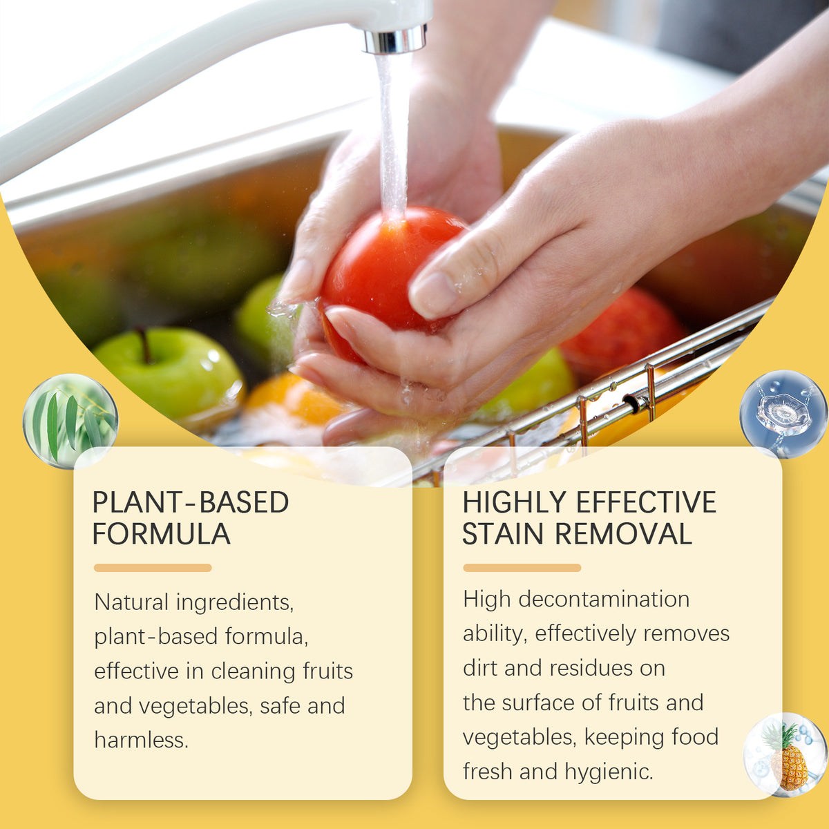 Fruit And Vegetable Cleaner | Plant-Based Dish Soap
