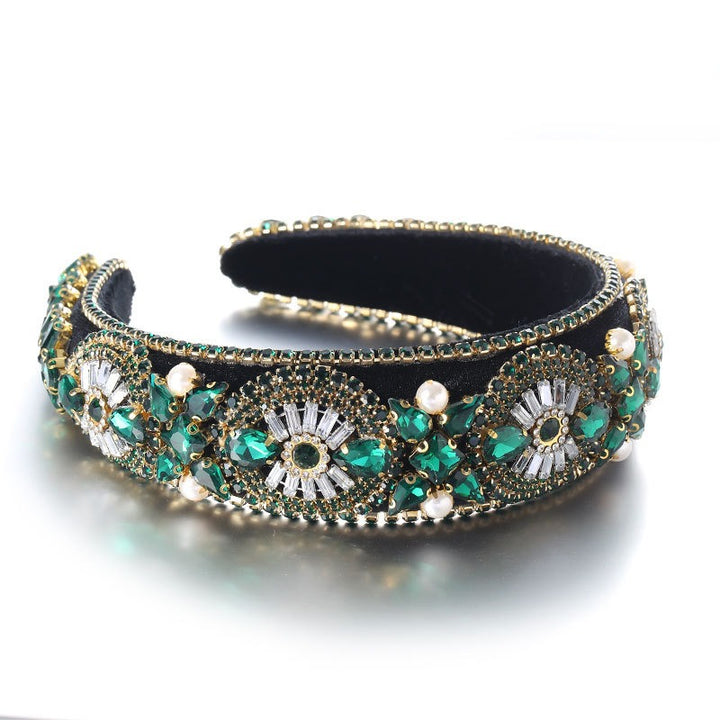 Baroque Pearl Hair Hoop for Glamorous Statement Style