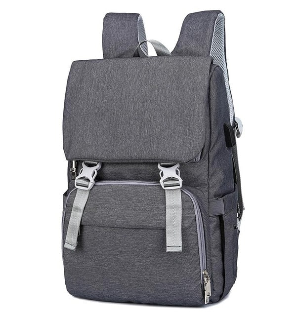 Large Diaper Bag Backpack With USB Charging Access