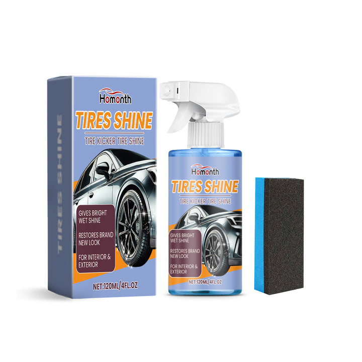 Tire Shine Spray for Deep Black, Wet-Look Protection