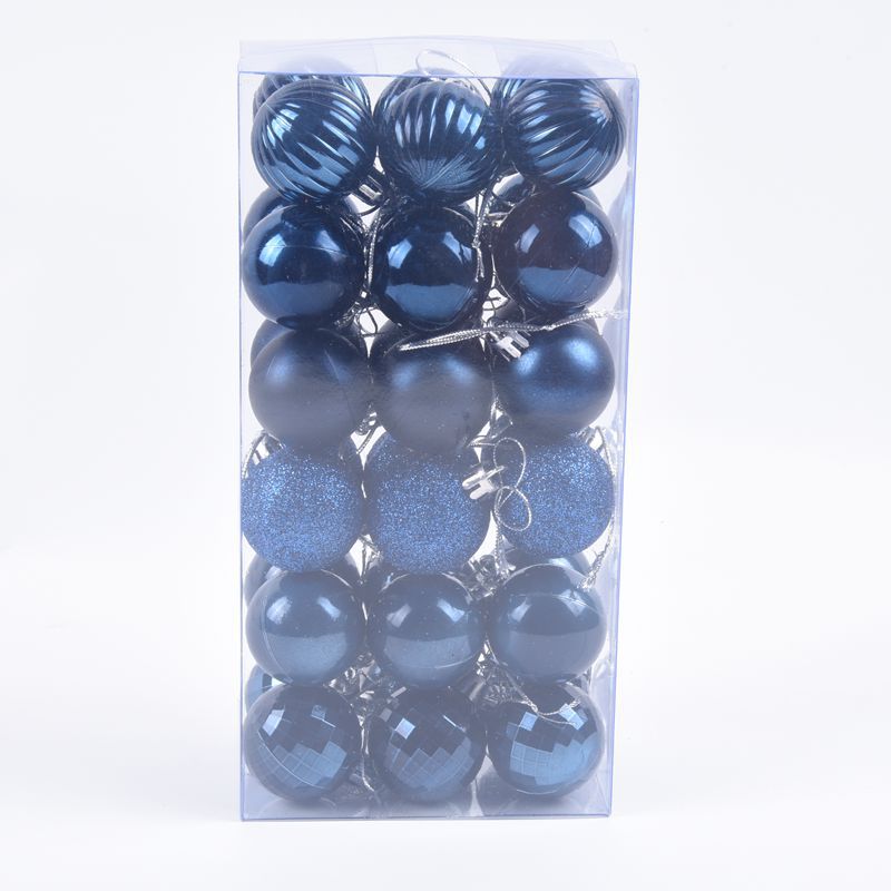 4 cm Christmas Baubles – 36-Piece Tree Decoration