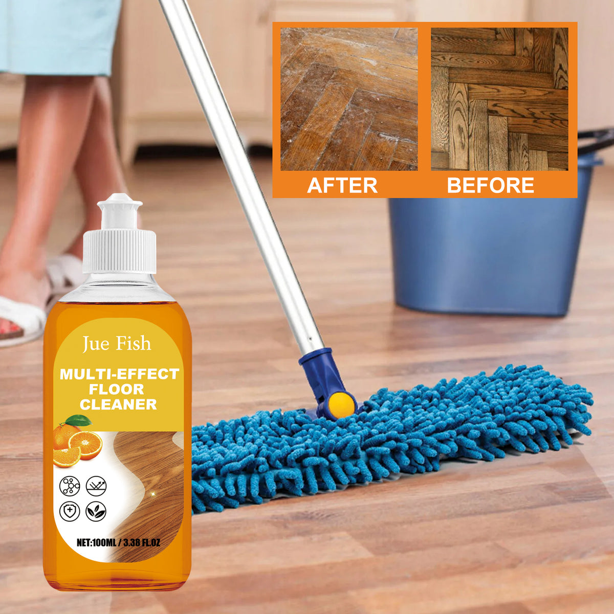 Multi-Surface Floor Cleaner for Stubborn Dirt and Stains