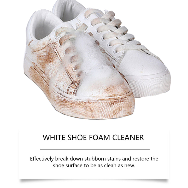 White Shoe Foam Cleaner for Quick Wash-Free Touch-Ups