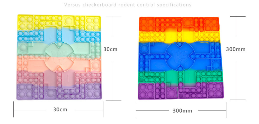 Rainbow Bubble Chessboard Toy for Screen-Free Learning