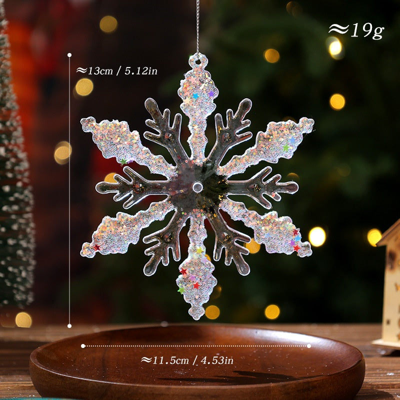 Christmas Tree Ornaments: Rainbow Crystal Holiday Shine