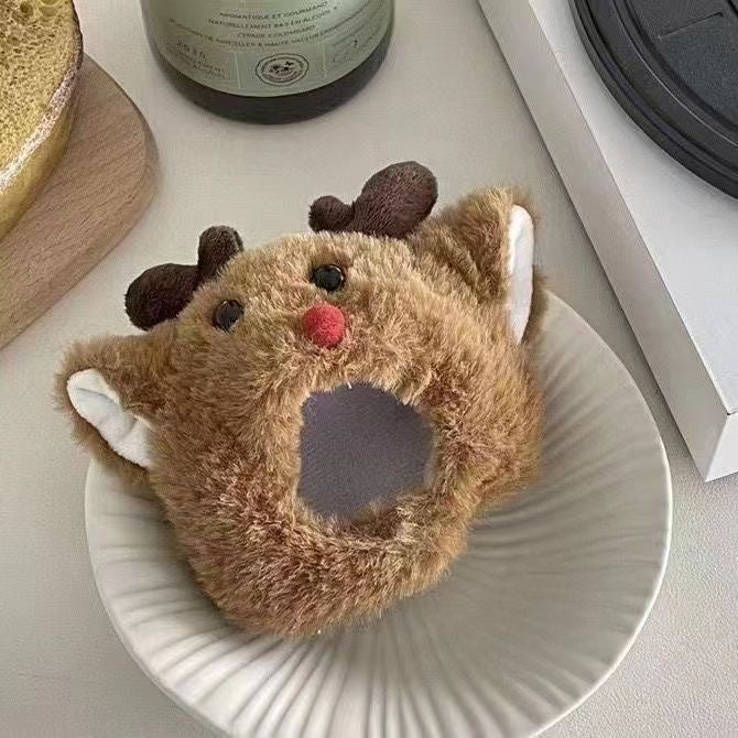 Plush Doll Headgear for 10–15cm Dolls, Cute Animal Style
