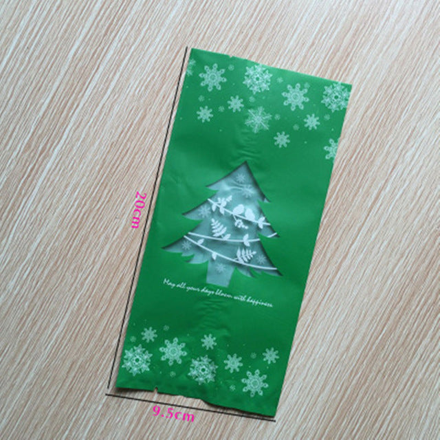 Christmas Gift Bags, 50pc Festive Candy Favor Set
