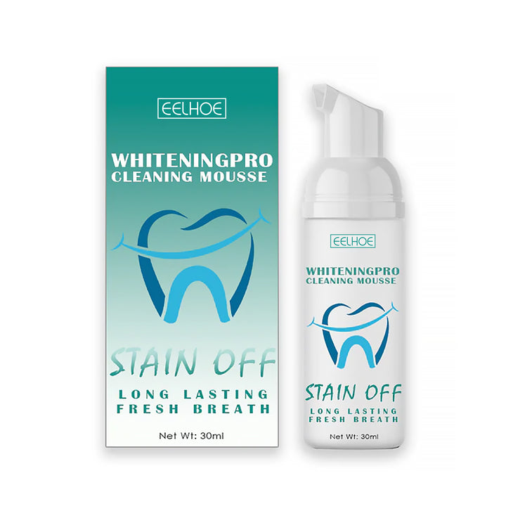 Teeth Whitening Cleaning Mousse for Stains & Fresh Breath