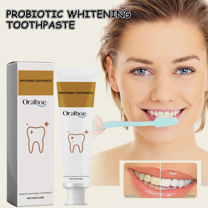 Probiotic Whitening Toothpaste for a Brighter Smile