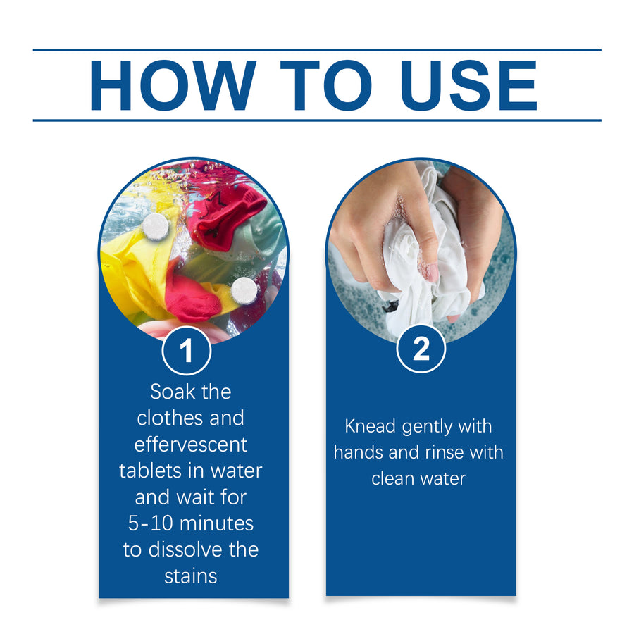 Active Oxygen Cleaning Tablets for Tough Stain Removal