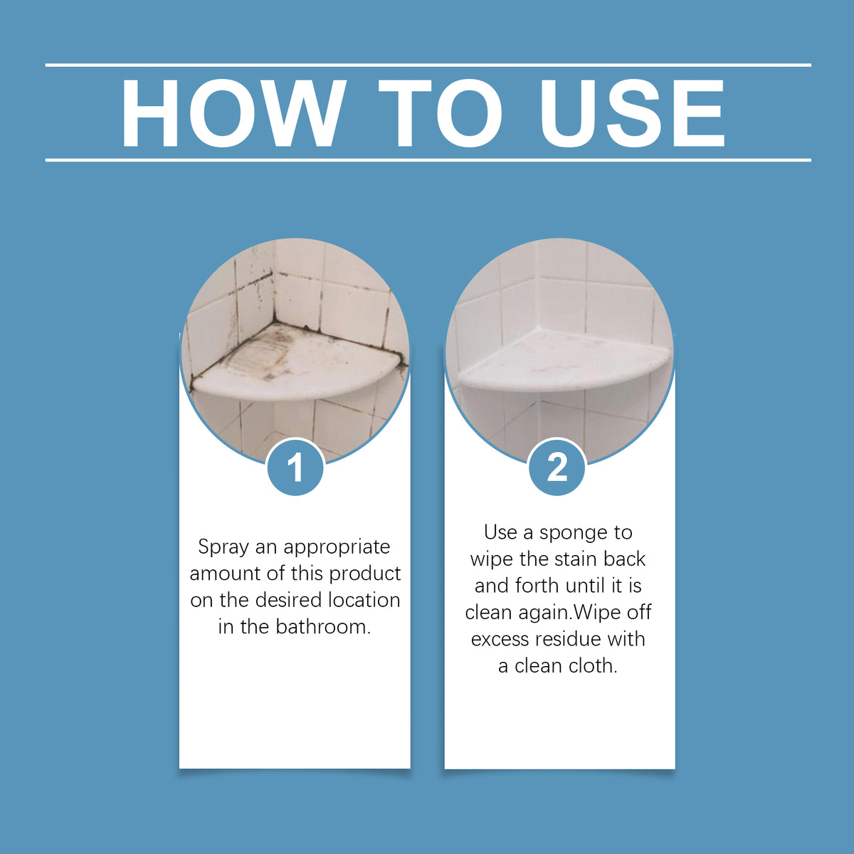 Bathroom Descaler Spray for Fast, Residue-Free Cleaning