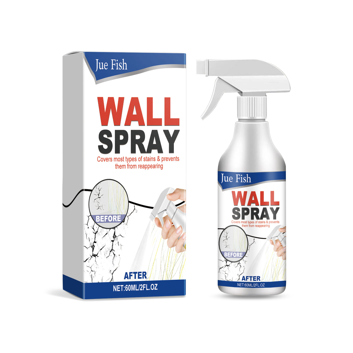 Wall Repair Spray for Stains, Peeling Paint & Marks