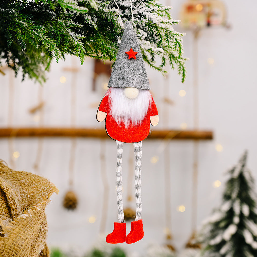 Christmas Gnome Hanging Doll for Whimsical Holiday Charm